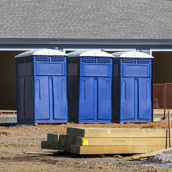 are there any restrictions on where i can place the portable restrooms during my rental period in Wakeshma MI